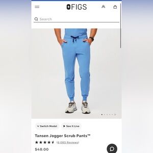 Men’s Figs scrub bottoms